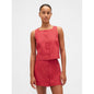 Women's Linen-Blend Button-Front Shell Top