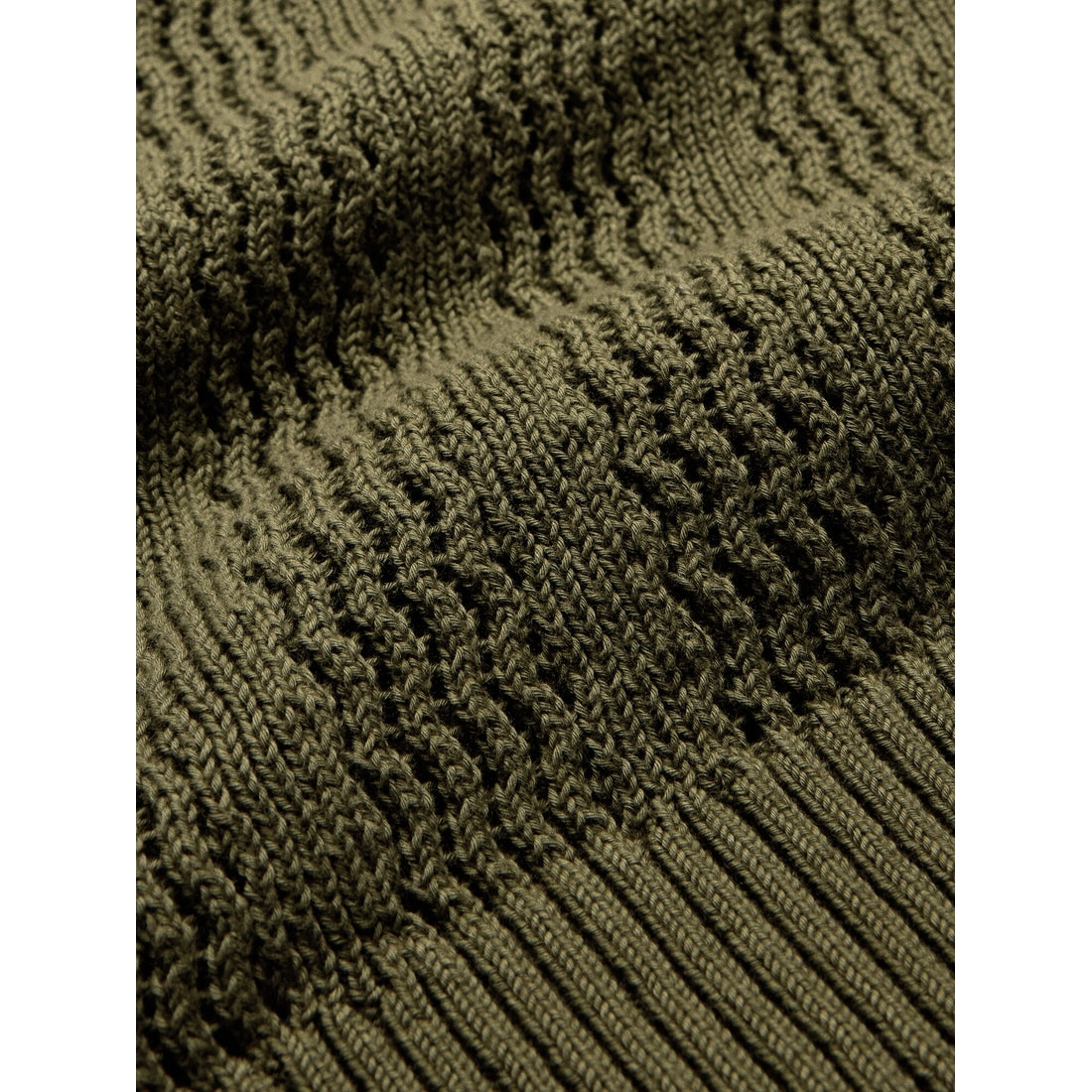 Men's Cotton Zig-Zag Sweater Polo Shirt