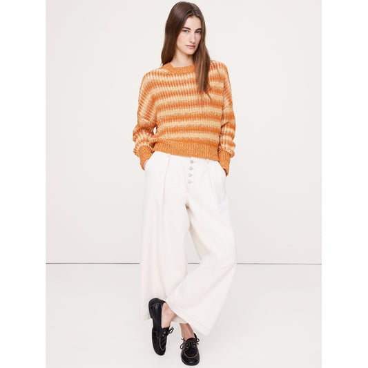 Women's Cotton Crew-Neck Sweater