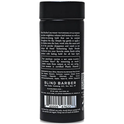 Blind Barber 80 Proof Texturizing Style Powder, 0.5 oz.