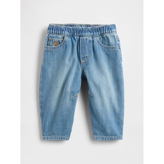 Baby Pull-On Barrel Jeans
