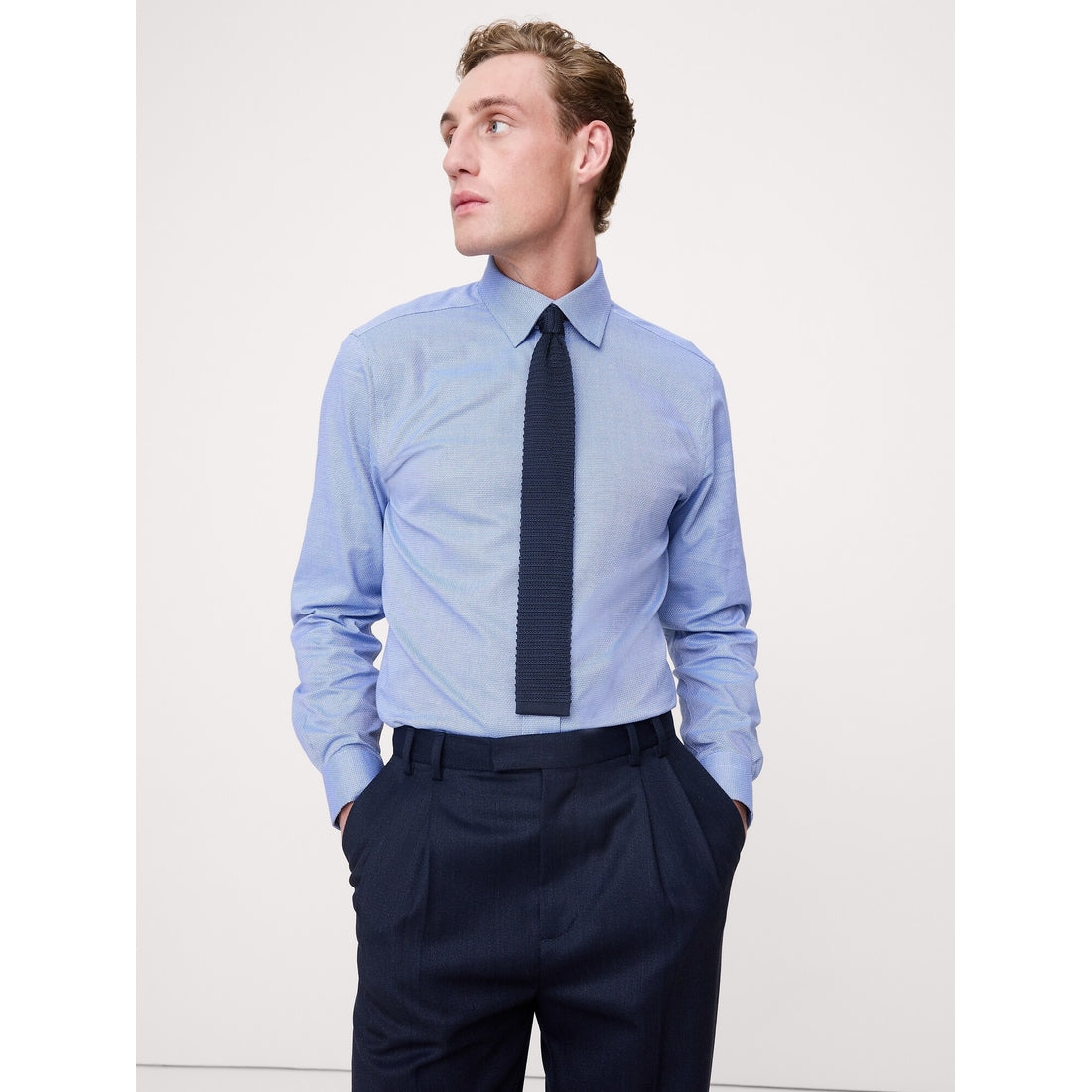 Men's Standard-Fit Wrinkle-Resistant Dress Shirt