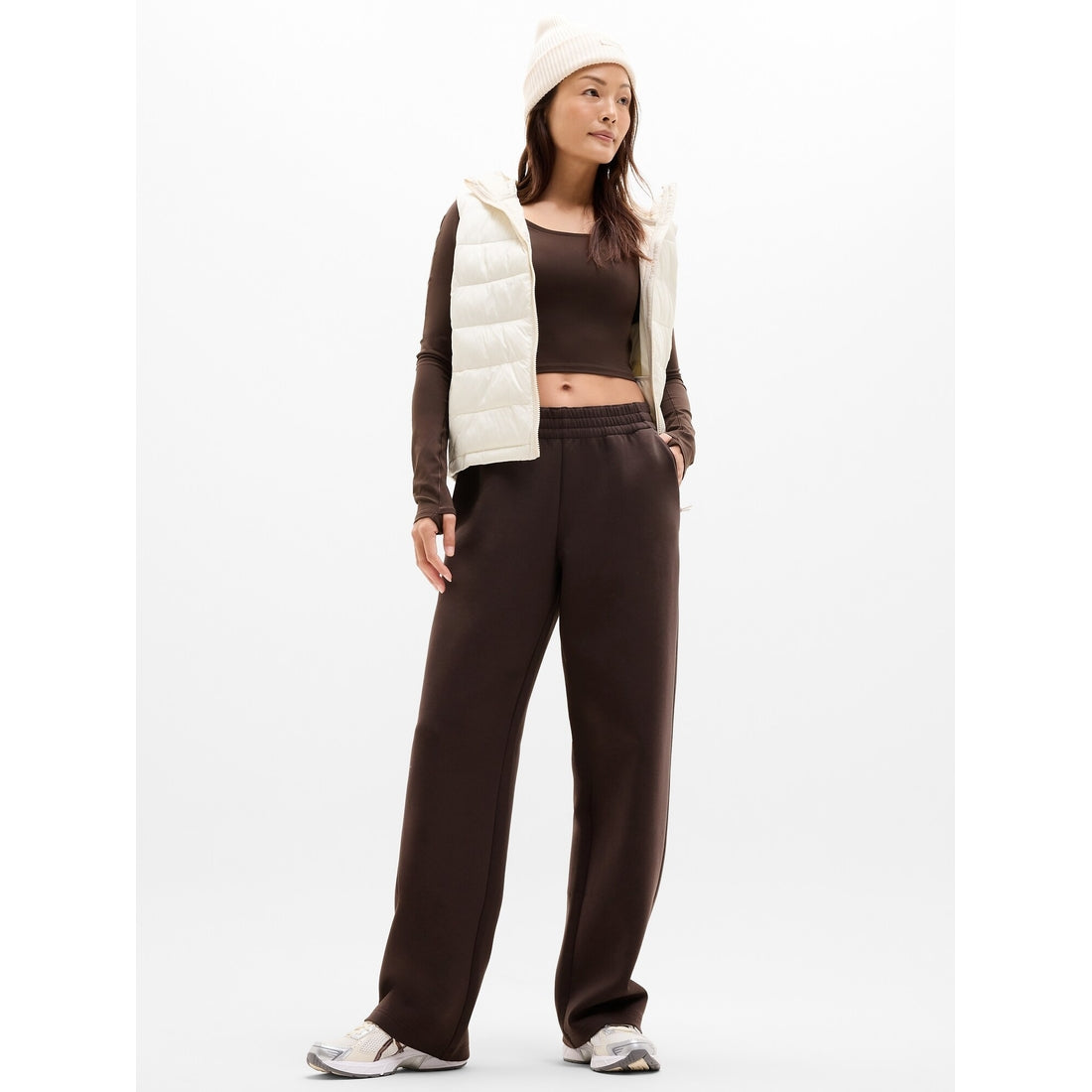 Women's Form Knit Mid Rise Straight Pant