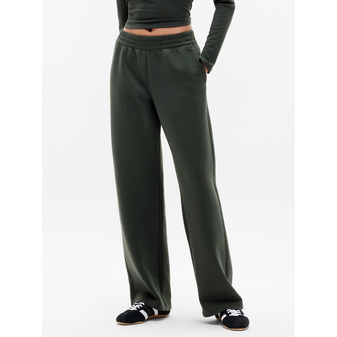 Women's Form Knit Mid Rise Straight Pant