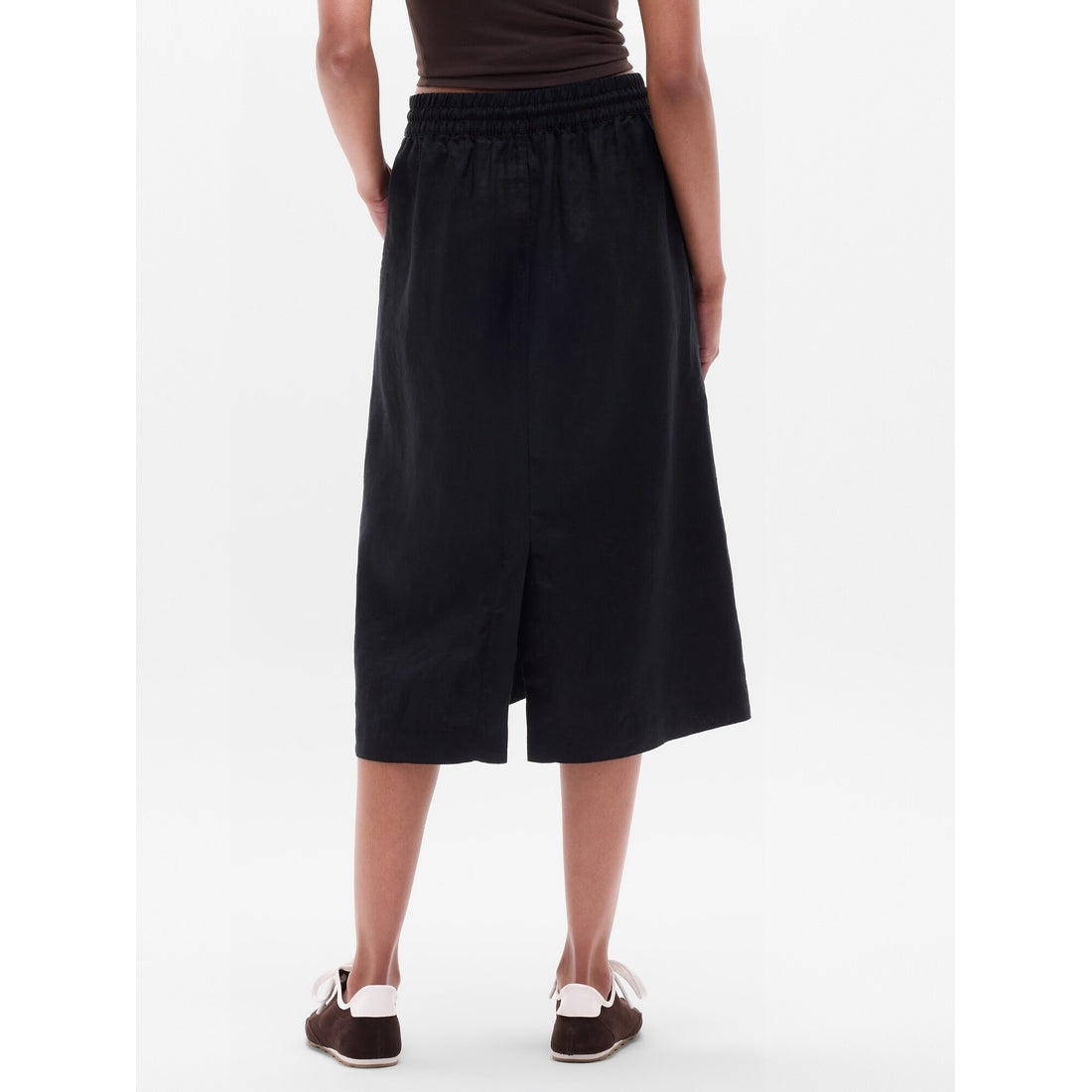 Women's Retreat Linen Midi Skirt