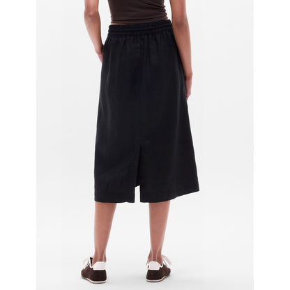 Women's Retreat Linen Midi Skirt