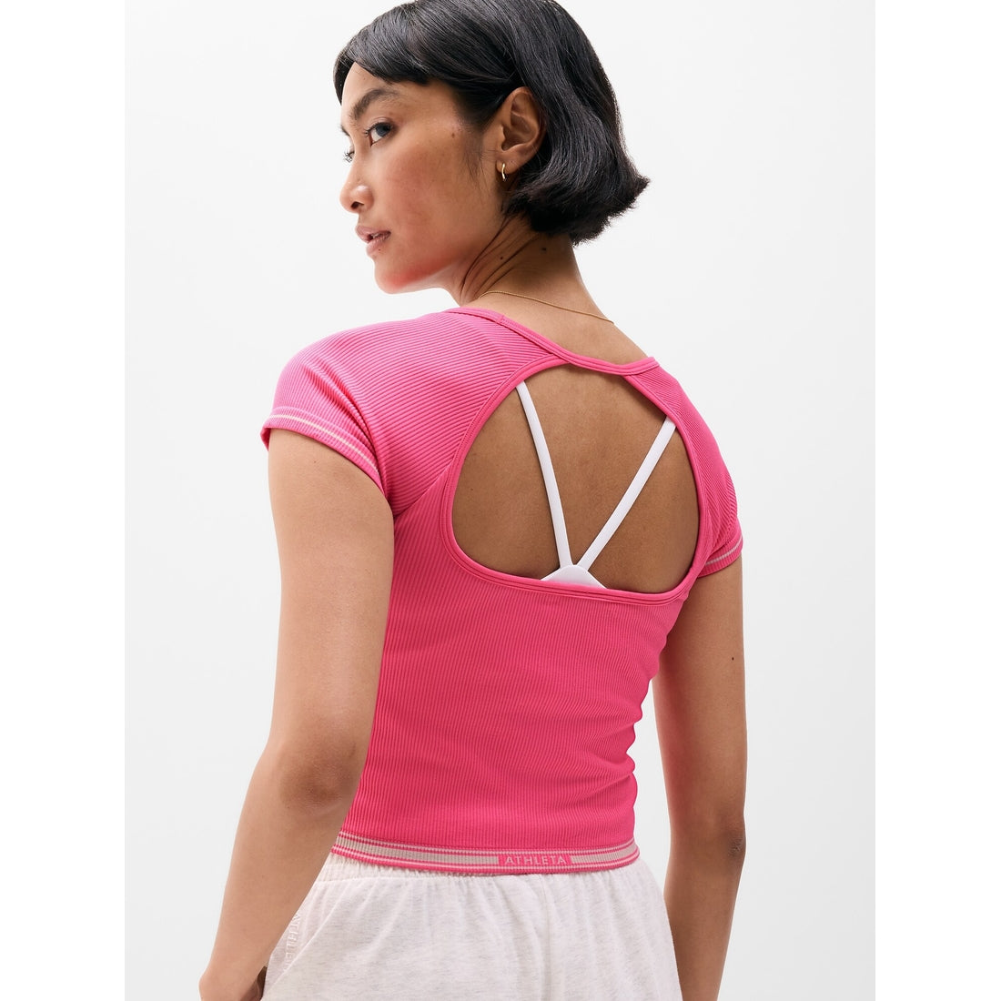 Women's Recharge Seamless Open Back Tee