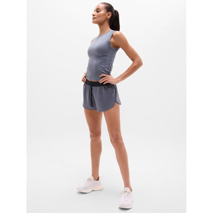 Women's Speedwork Mid Rise Elastic Waistband Short