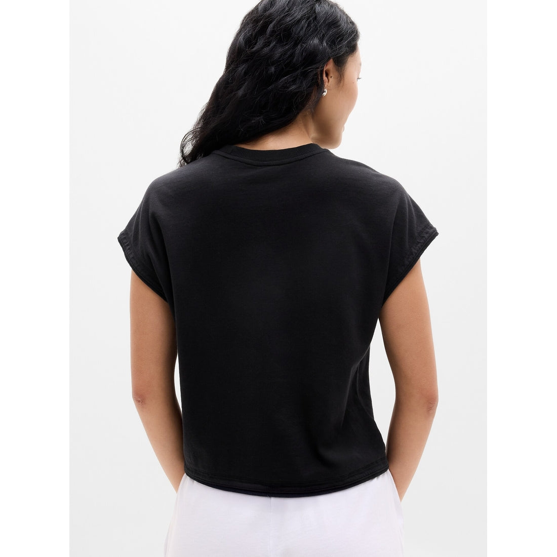 Women's Airy Cotton Terry Sweatshirt Tee