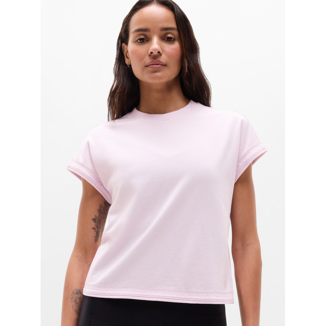 Women's Airy Cotton Terry Sweatshirt Tee