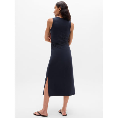 Women's Essential V-Neck Midi Dress