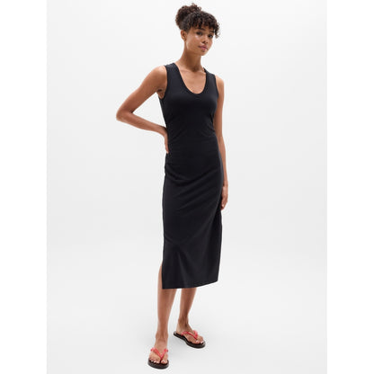 Women's Essential V-Neck Midi Dress
