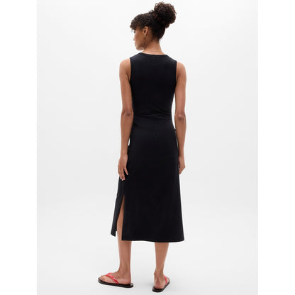 Women's Essential V-Neck Midi Dress