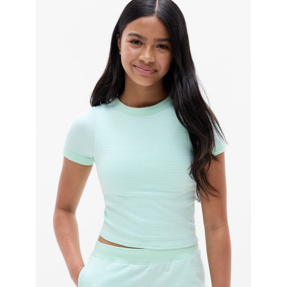 Athleta Girl Rise Above High Neck Tee