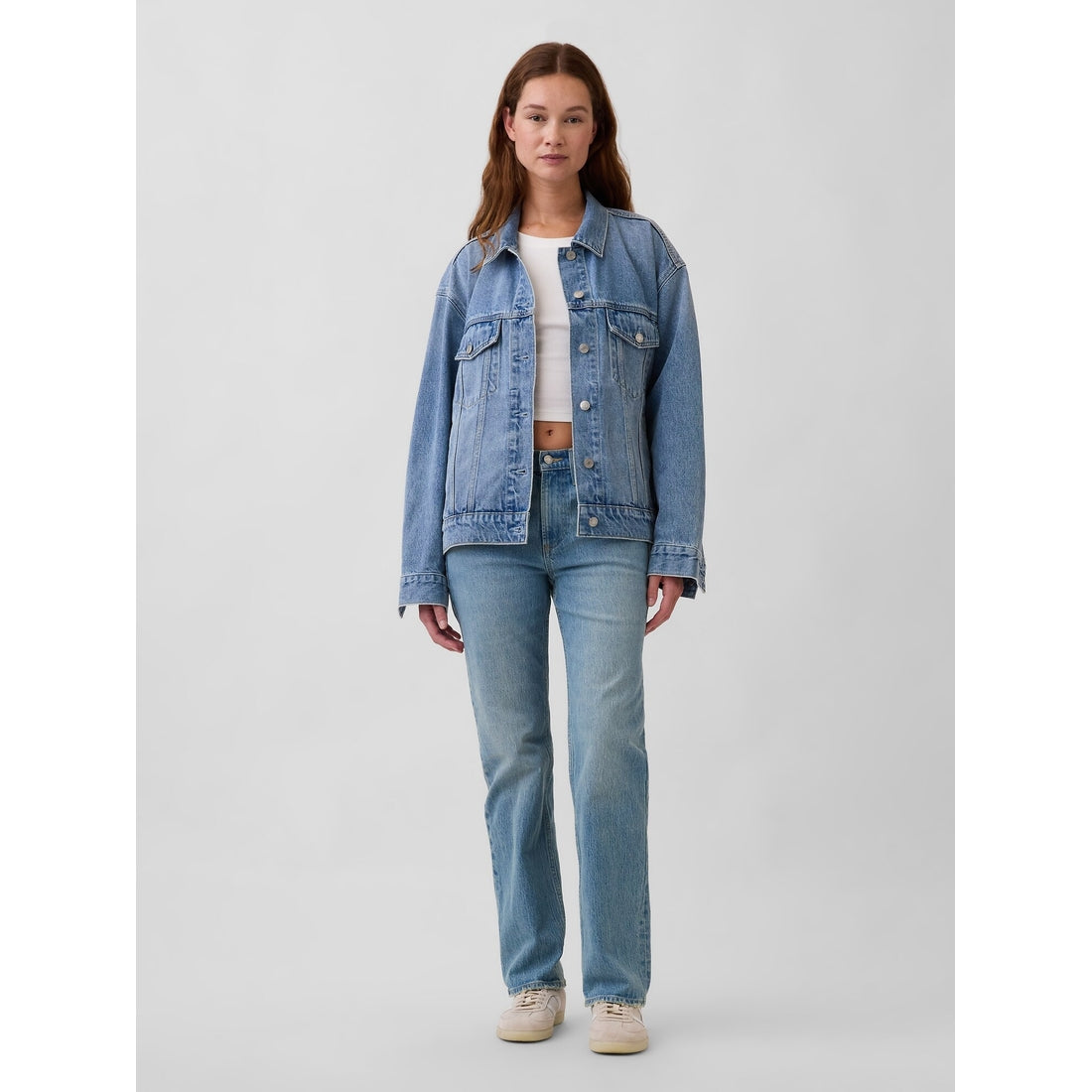 Women's Mid Rise Straight Jeans
