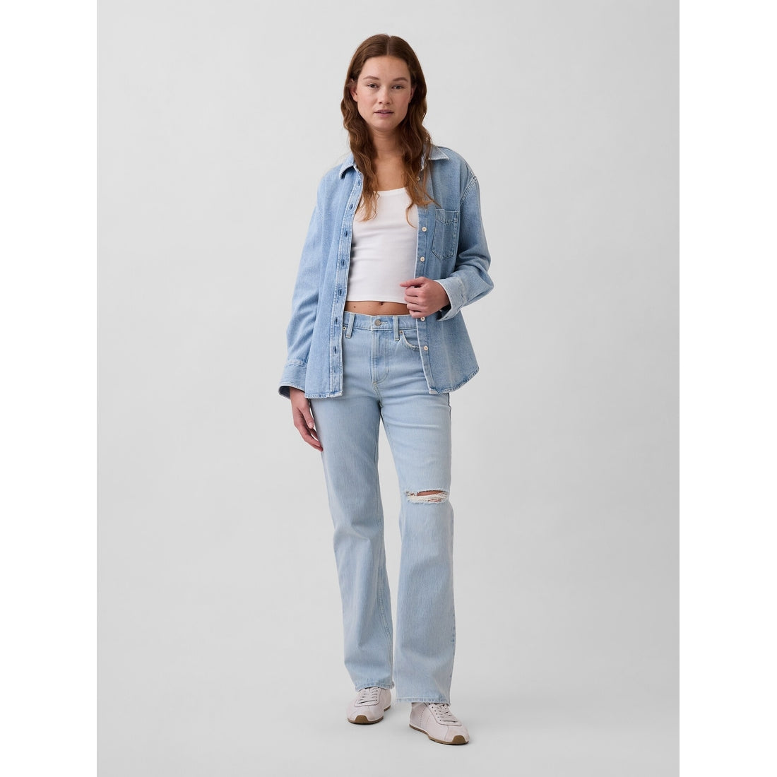 Women's Mid Rise Straight Jeans