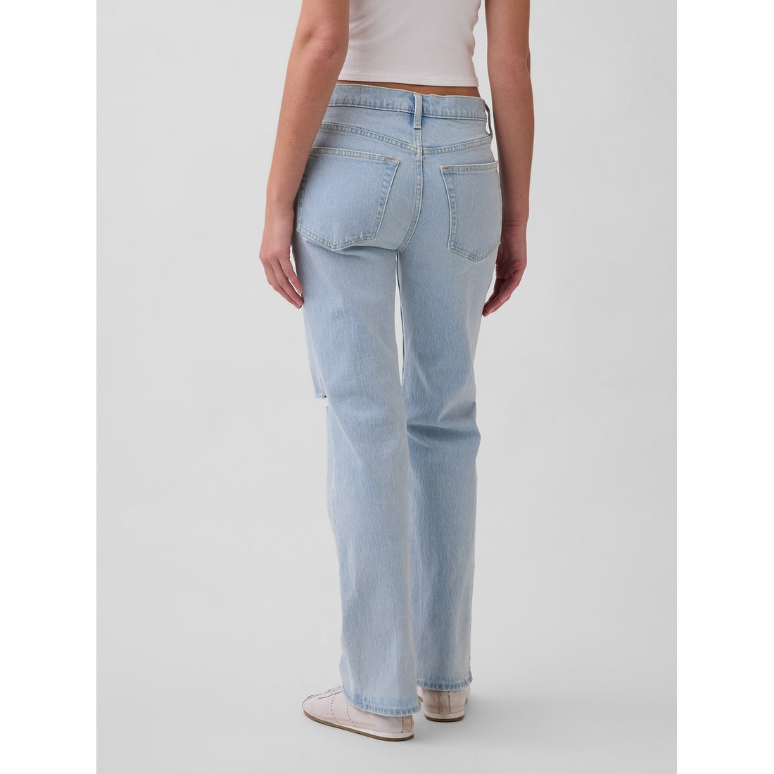 Women's Mid Rise Straight Jeans