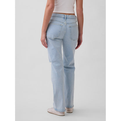 Women's Mid Rise Straight Jeans