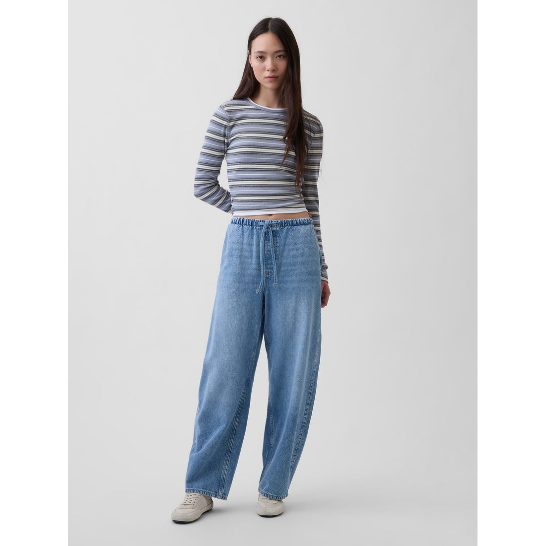 Women's High Rise Easy Barrel Jeans