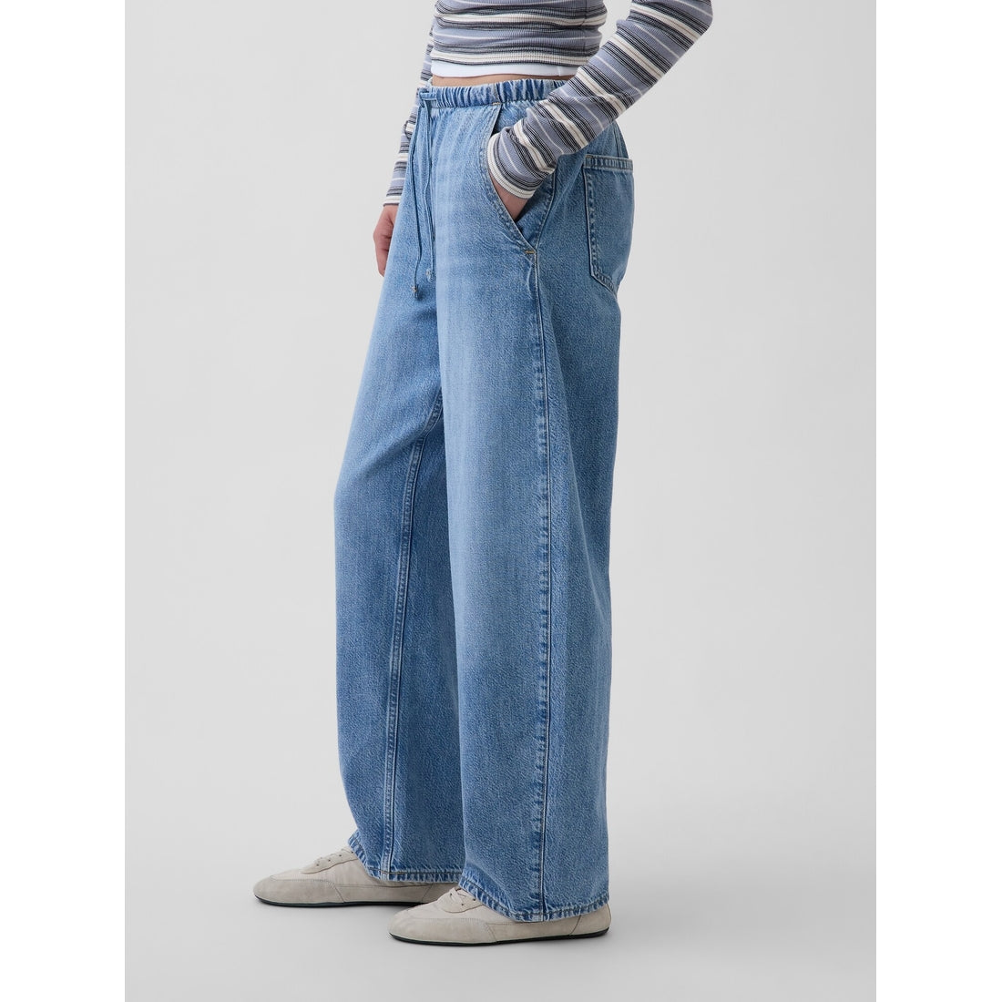 Women's High Rise Easy Barrel Jeans