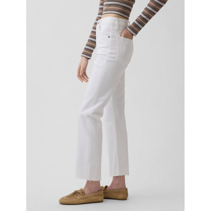 Women's High Rise '90S Slim Straight Crop Jeans