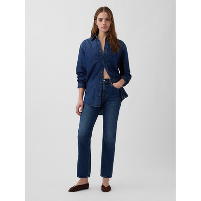 Women's High Rise '90S Slim Straight Crop Jeans