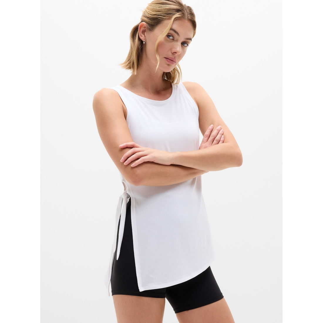 Women's Move With Ease Asym Tie Tank