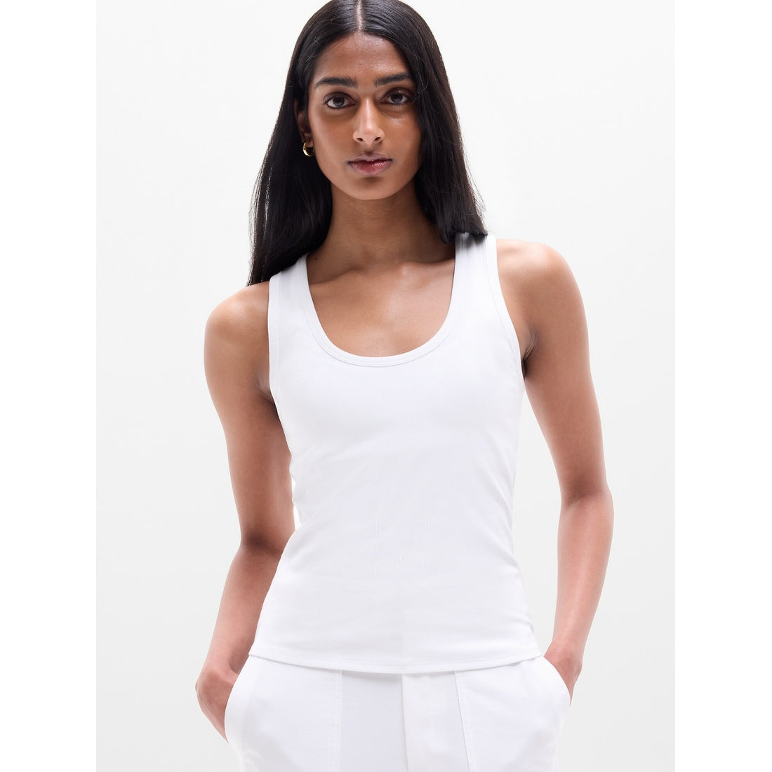 Women's Signature Rib Scoop Tank
