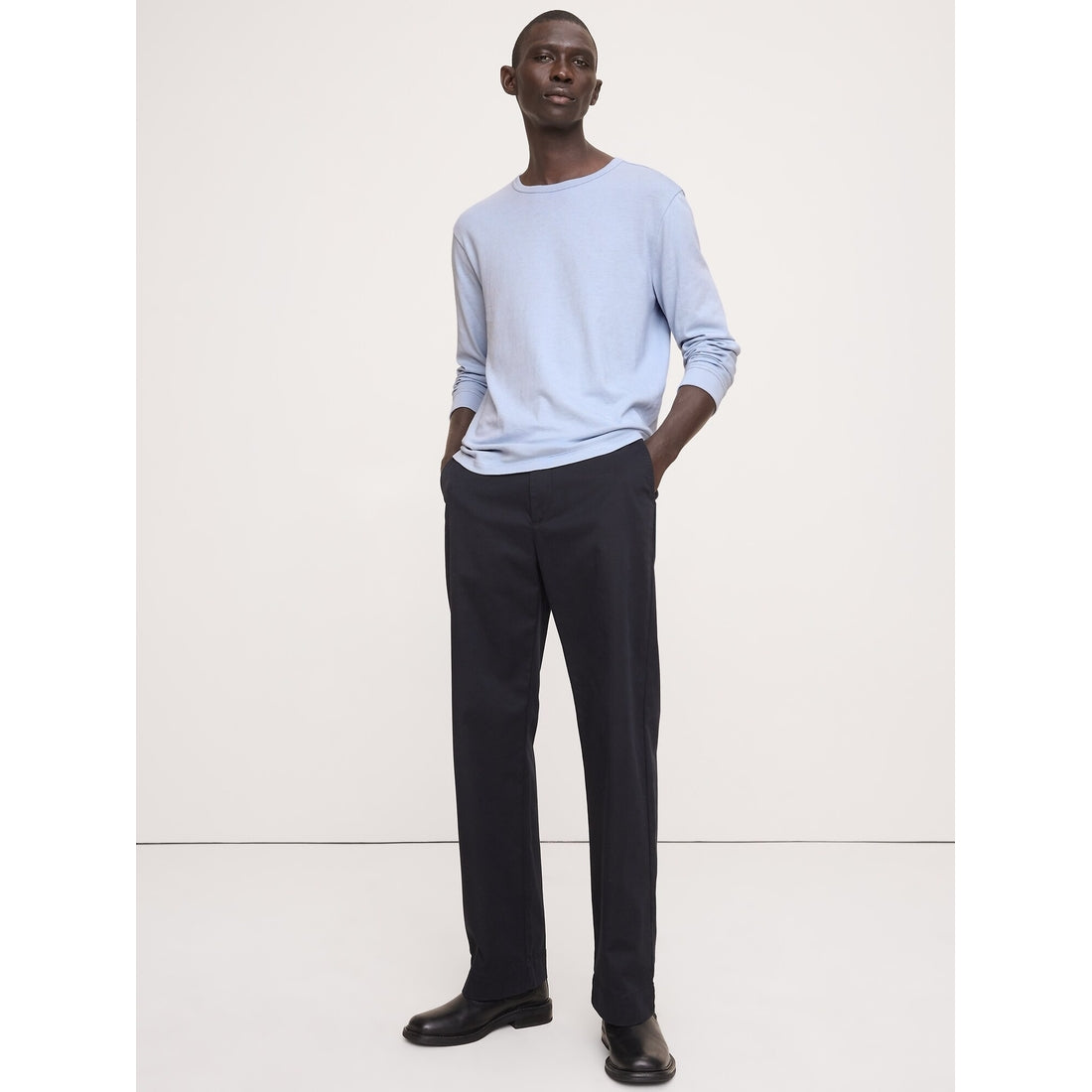 Men's Cotton Jersey Long-Sleeve T-Shirt