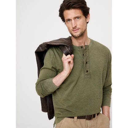 Men's Heritage Cotton Slub Henley T-Shirt