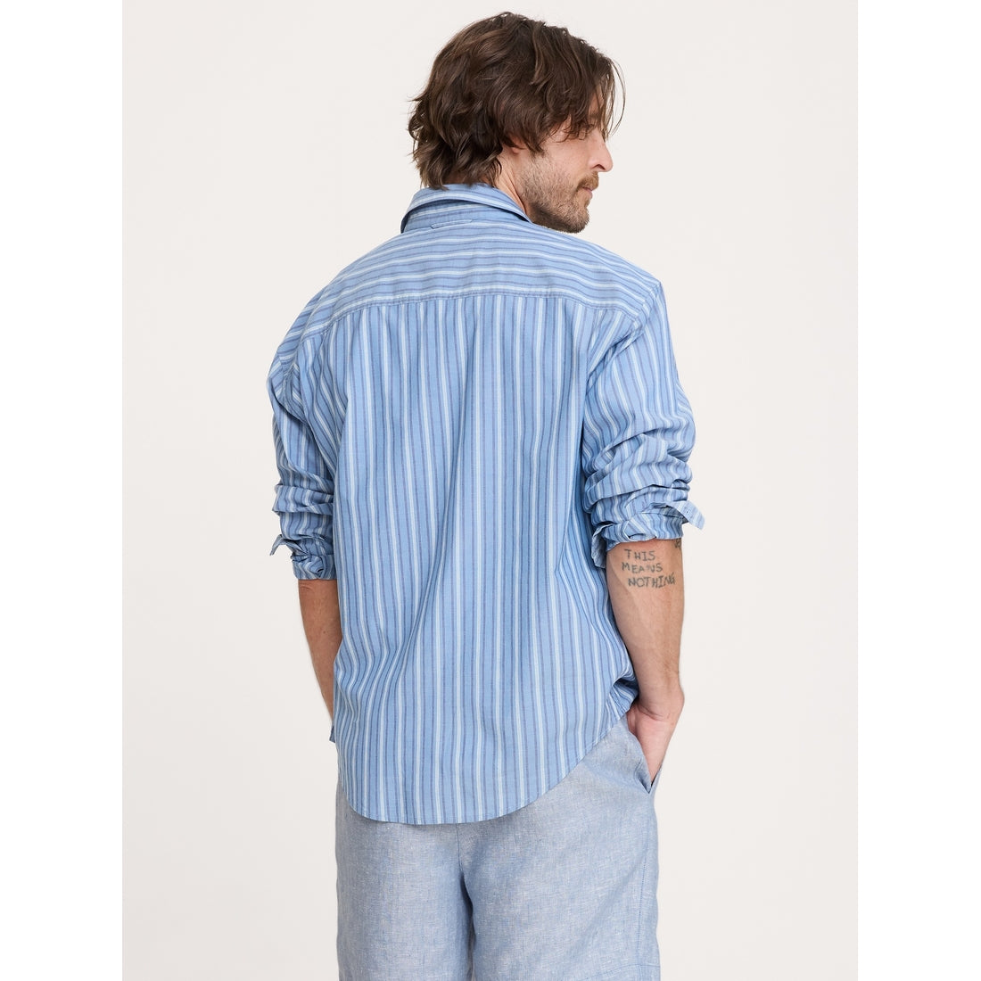 Men's 7" Linen Pull-On Short