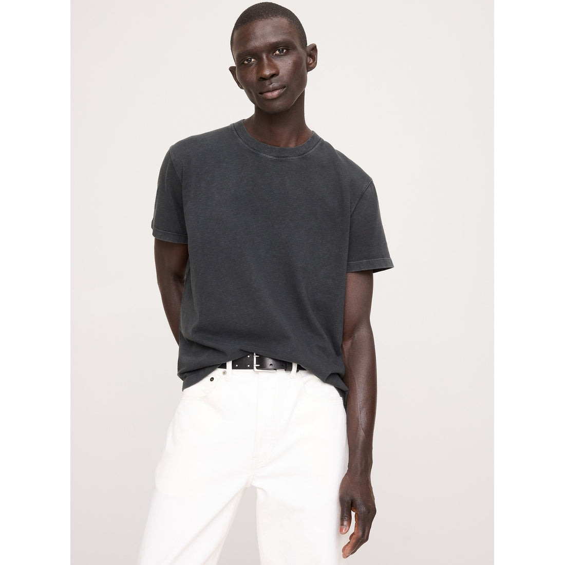 Men's Heritage Cotton Slub Crew-Neck T-Shirt