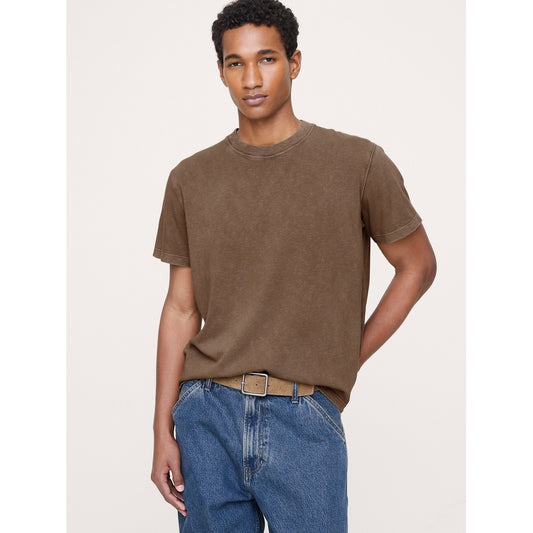 Men's Heritage Cotton Slub Crew-Neck T-Shirt