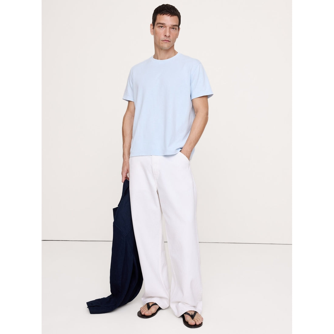 Men's Heritage Cotton Slub Crew-Neck T-Shirt