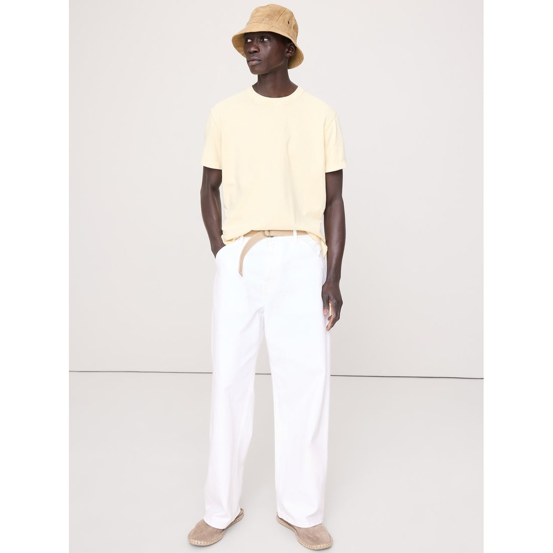 Men's Heritage Cotton Slub Crew-Neck T-Shirt