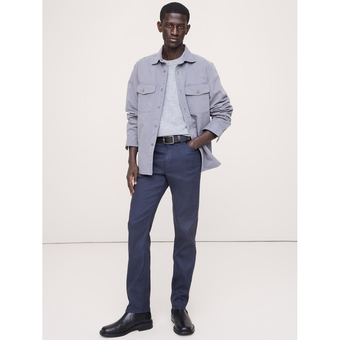 Men's Slim Linen-Cotton Traveler Pant