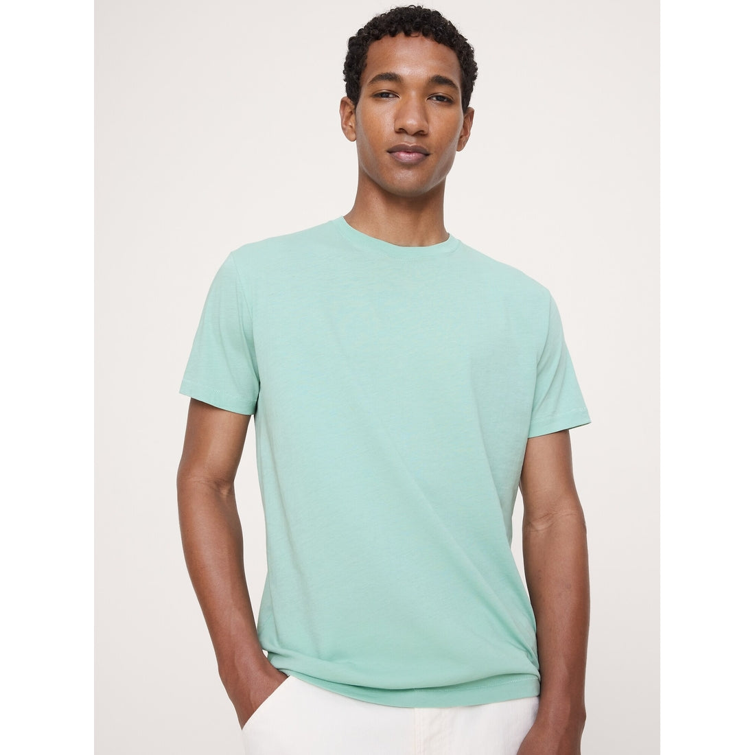 Men's Lightweight Cotton Crew-Neck T-Shirt