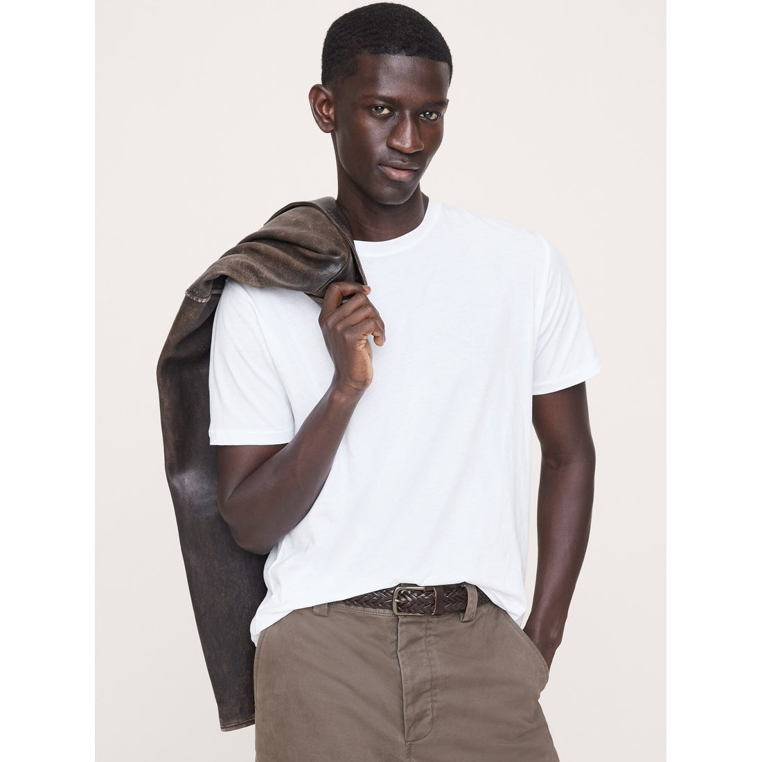 Men's Lightweight Cotton Crew-Neck T-Shirt