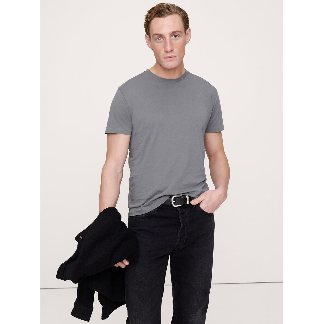 Men's Lightweight Cotton Crew-Neck T-Shirt