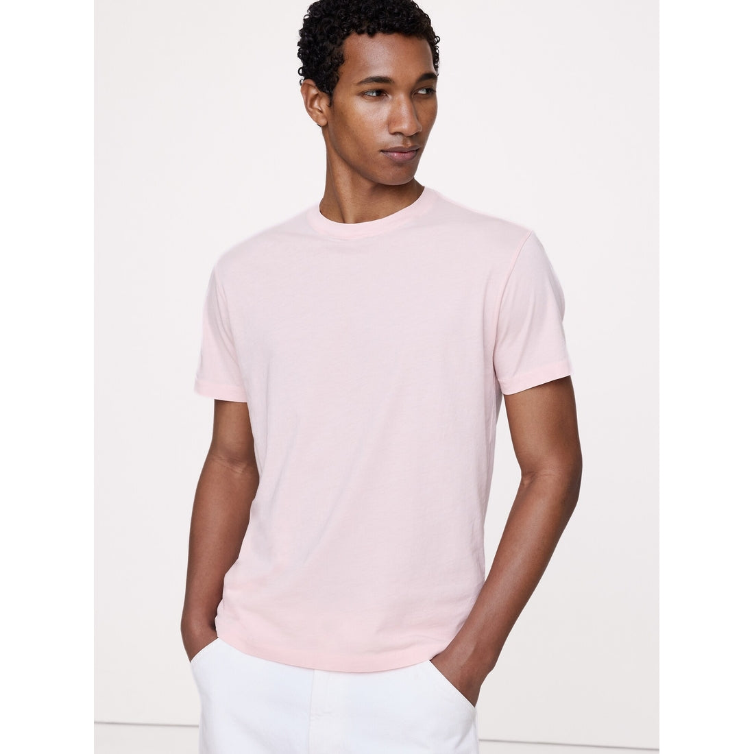 Men's Lightweight Cotton Crew-Neck T-Shirt