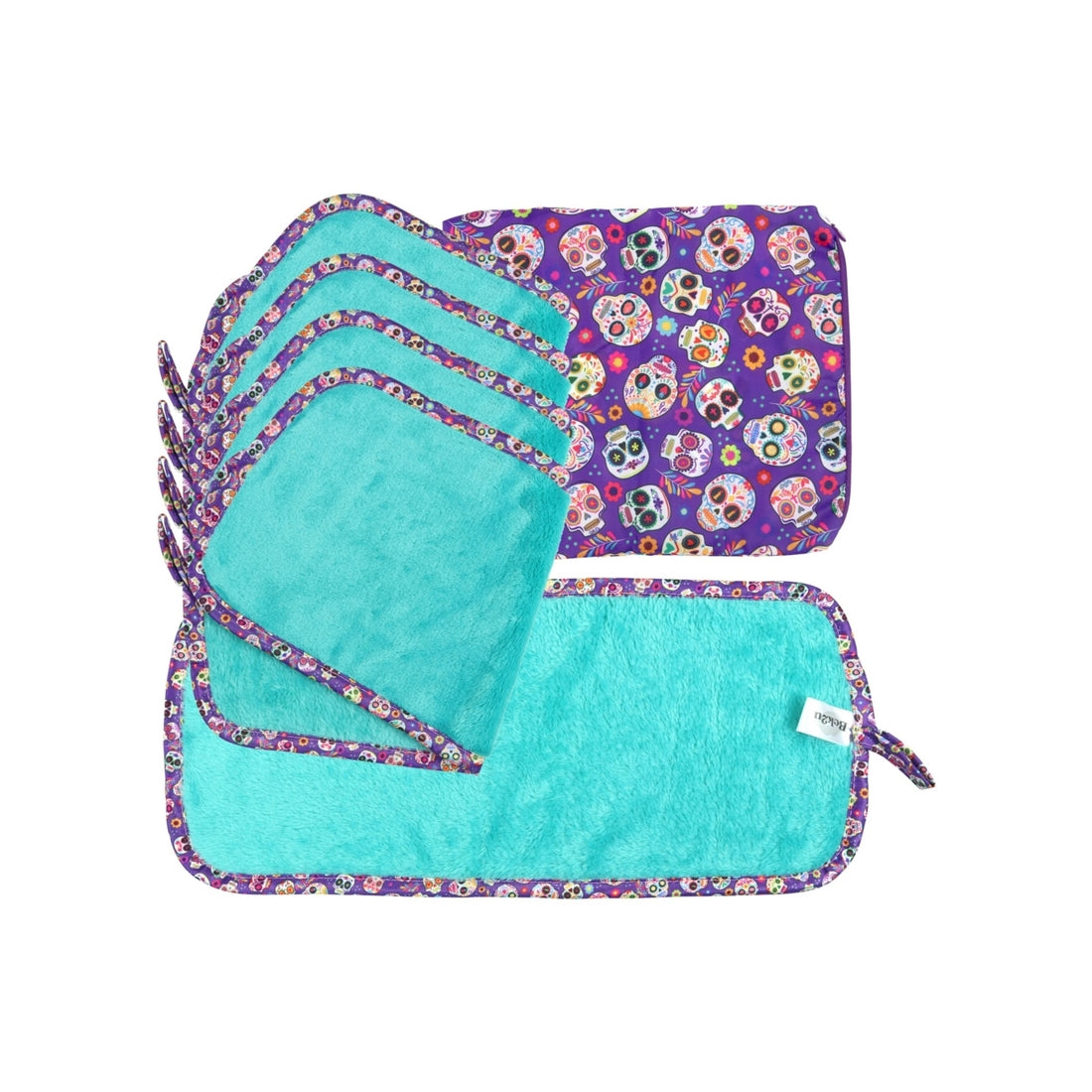 Decorative Microfiber Makeup Remover Cloths (Pack of 5