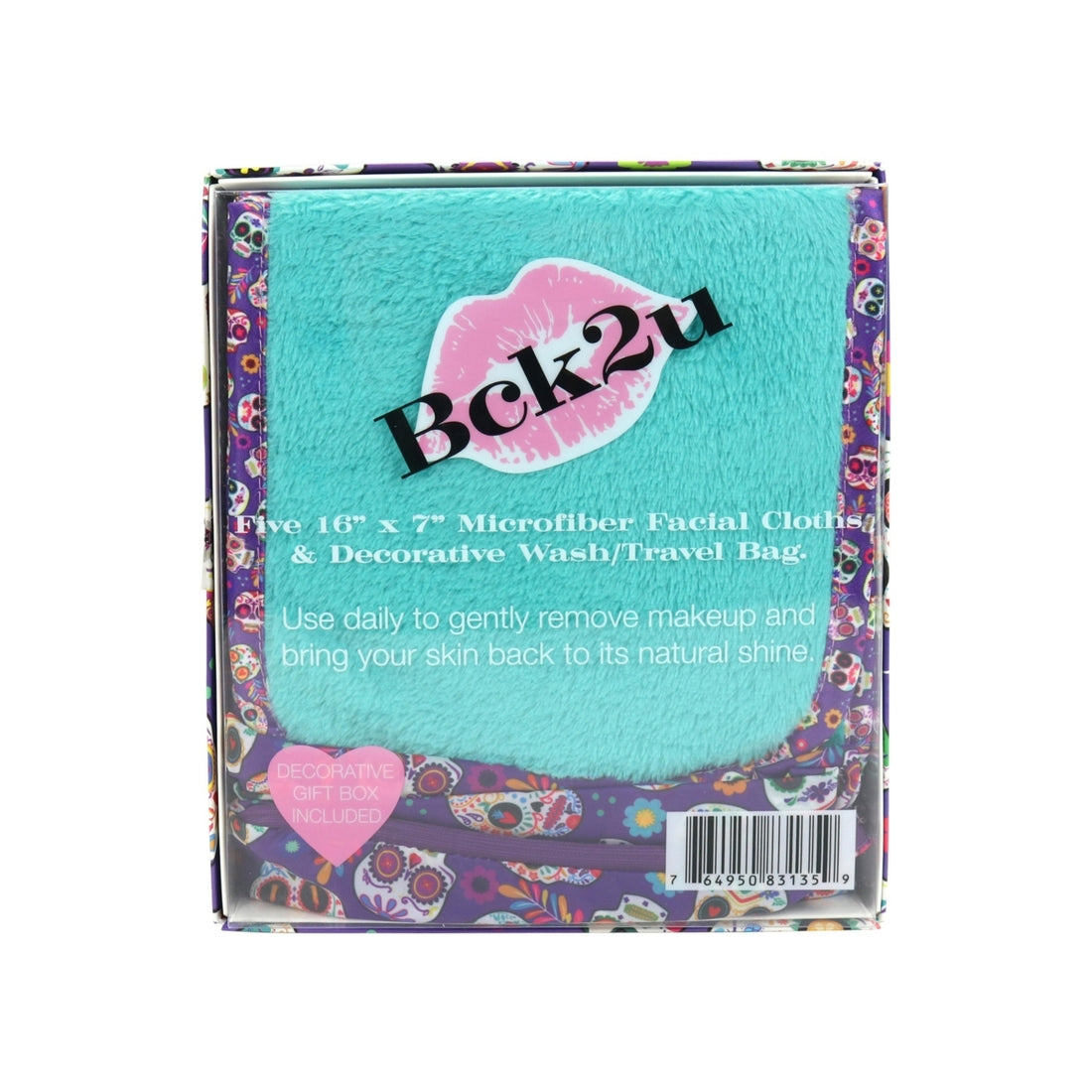 Decorative Microfiber Makeup Remover Cloths (Pack of 5