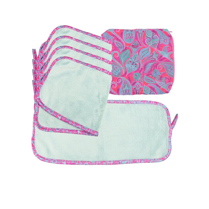 Decorative Microfiber Makeup Remover Cloths (Pack of 5