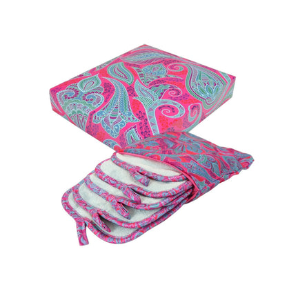 Decorative Microfiber Makeup Remover Cloths (Pack of 5