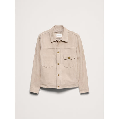 Men's Suede Trucker Jacket