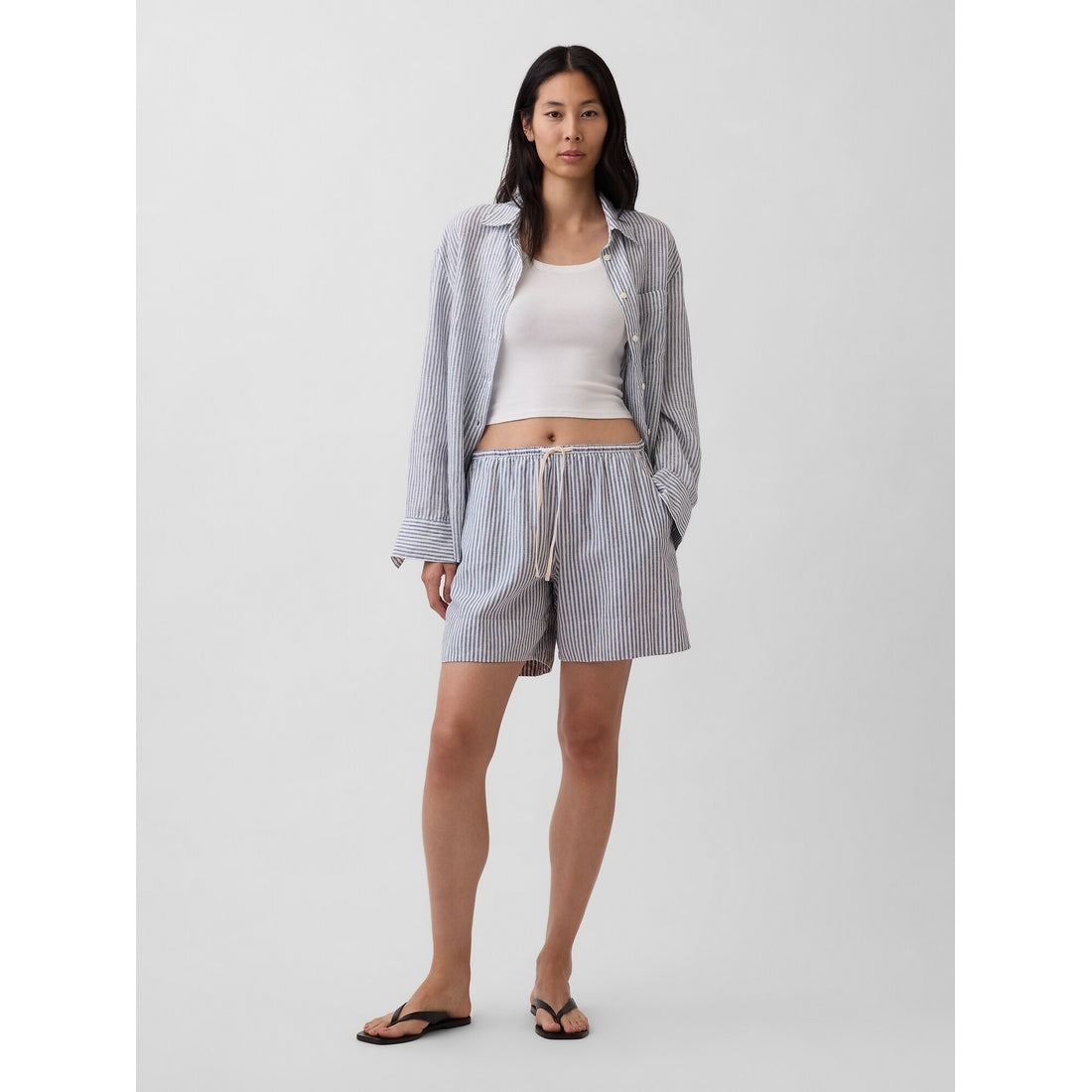 Women's 6" Linen-Blend Easy Shorts