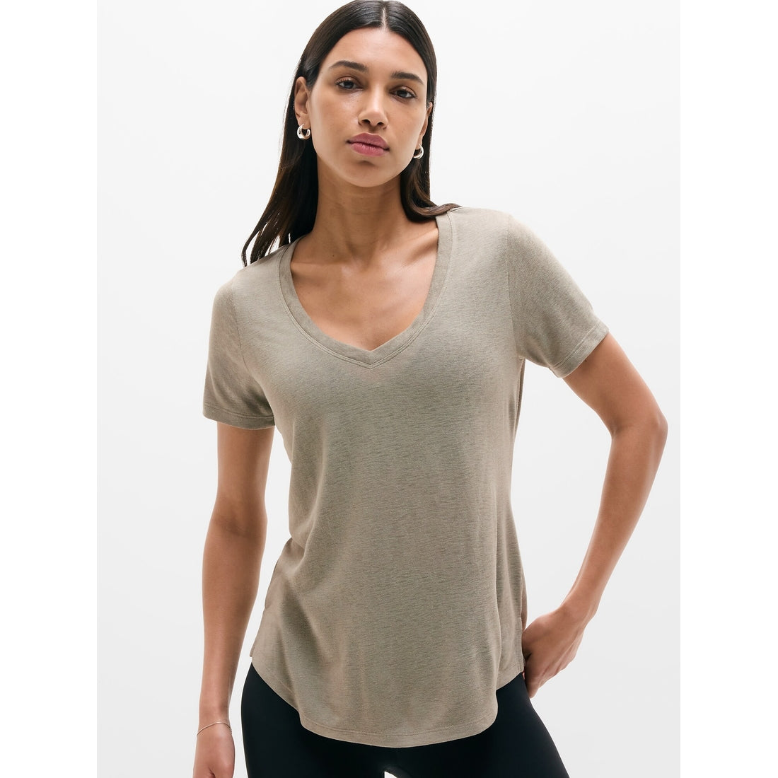 Women's Breezy Scoop V-Neck Tee