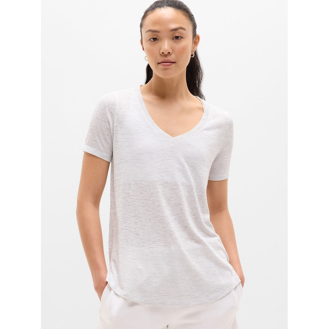 Women's Breezy Scoop V-Neck Tee