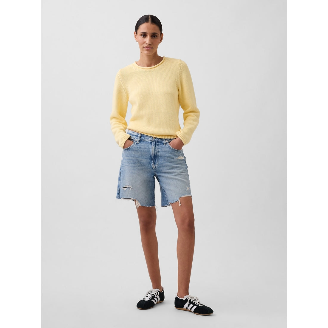 Women's 8" Mid Rise Ultrasoft Loose Bermuda Shorts
