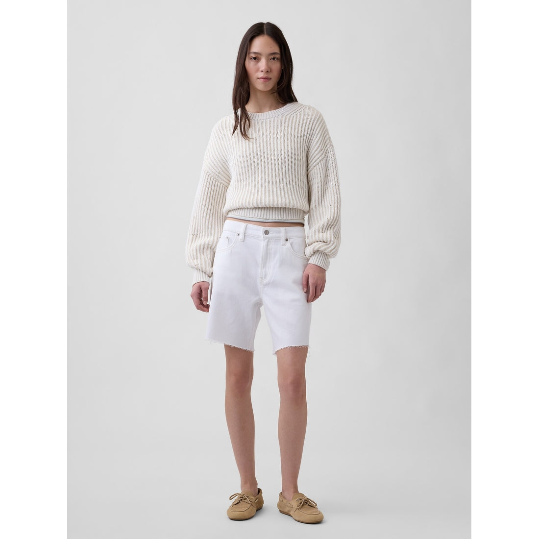 Women's 8" Mid Rise Ultrasoft Loose Bermuda Shorts